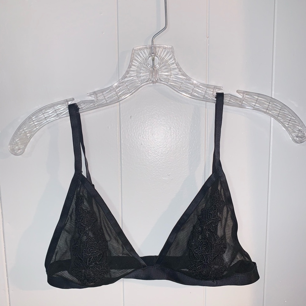 Express mesh lace bralette